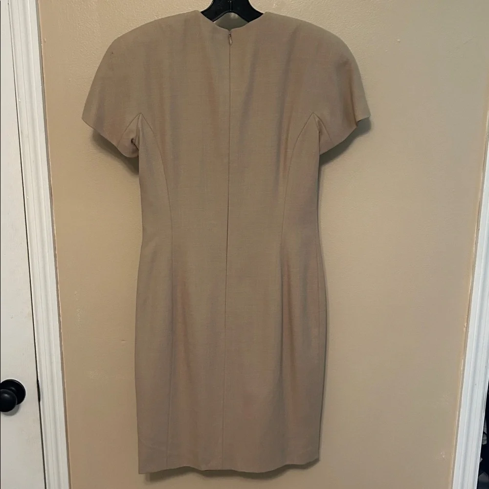 Escada Beige Wool Blend Garment - Picture 3 of 4